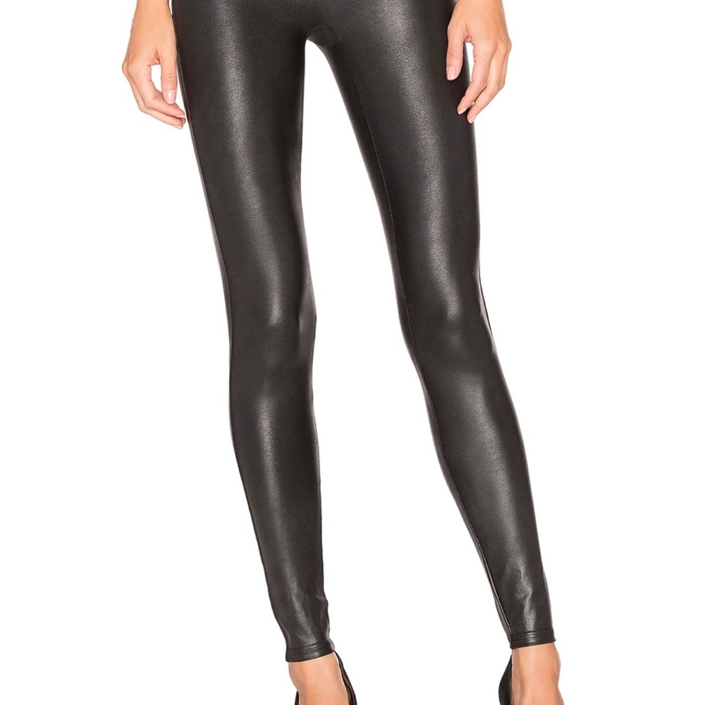 Spanx Faux Leather Leggings XL